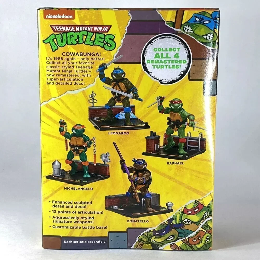 TMNT Teenage Mutant Ninja Turtles 1988 Remastered Michelangelo Exclusive 2024